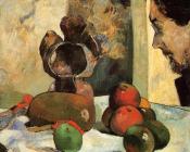 保罗 高更 : Still Life with Profile of Laval